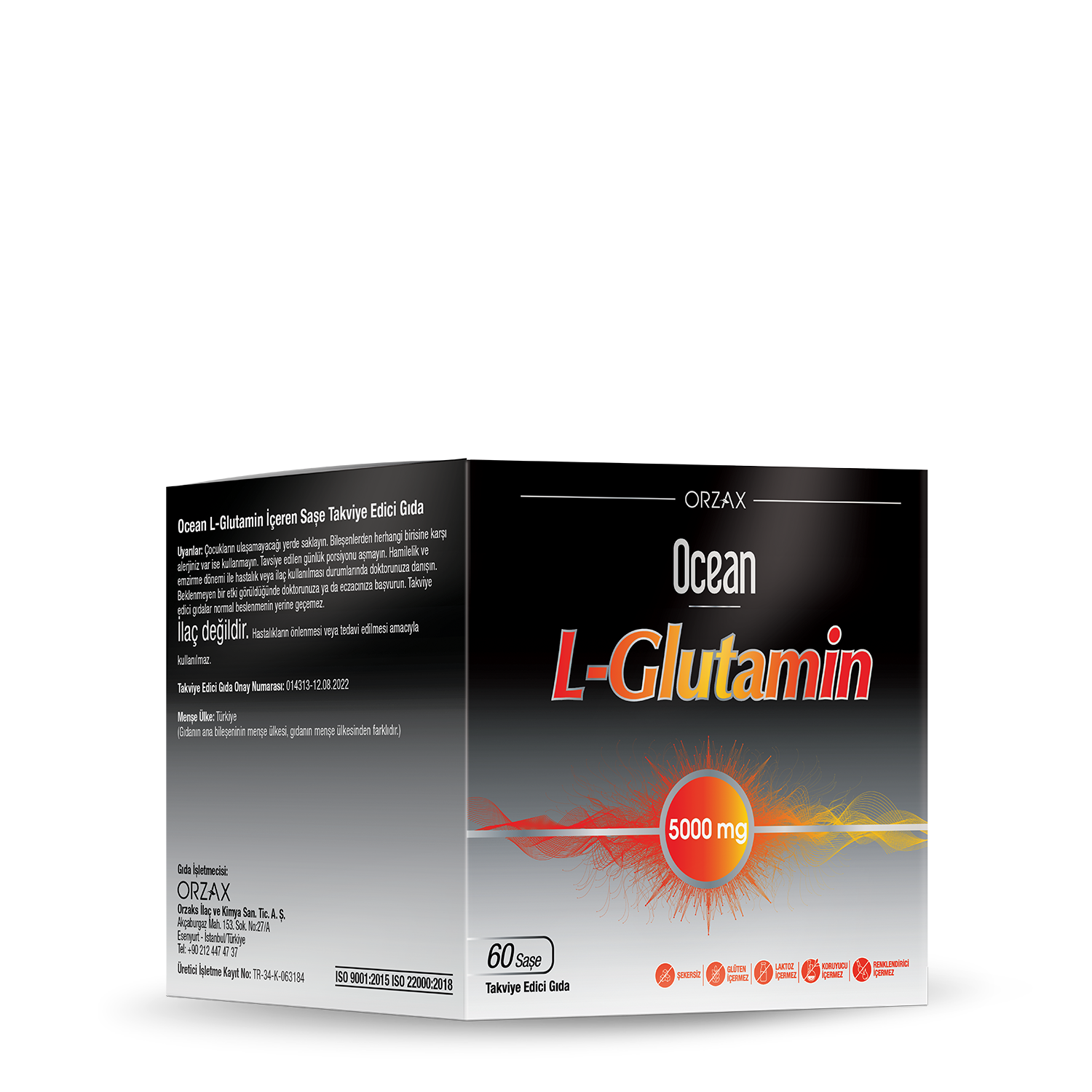 Orzax Ocean L-Glutamin 5000 mg 60 Saşe