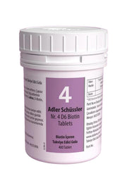 Adler Schüssler Tuzları No: 4 - D6 Biotin 400 Tablet