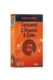 Advancemax Lipozomal C Vitamini ve Çinko 30 Kapsül