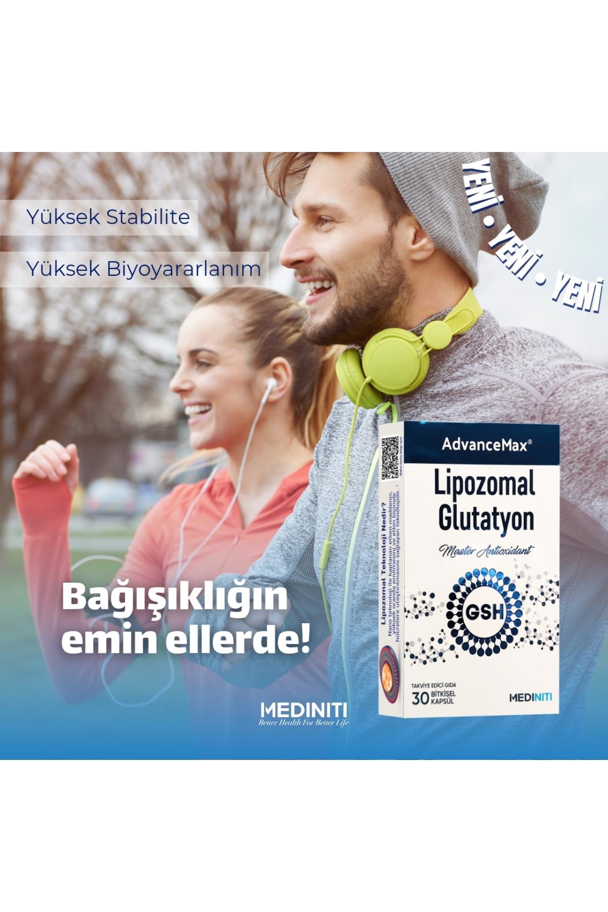 Advancemax Lipozomal Glutatyon 30 Kapsül