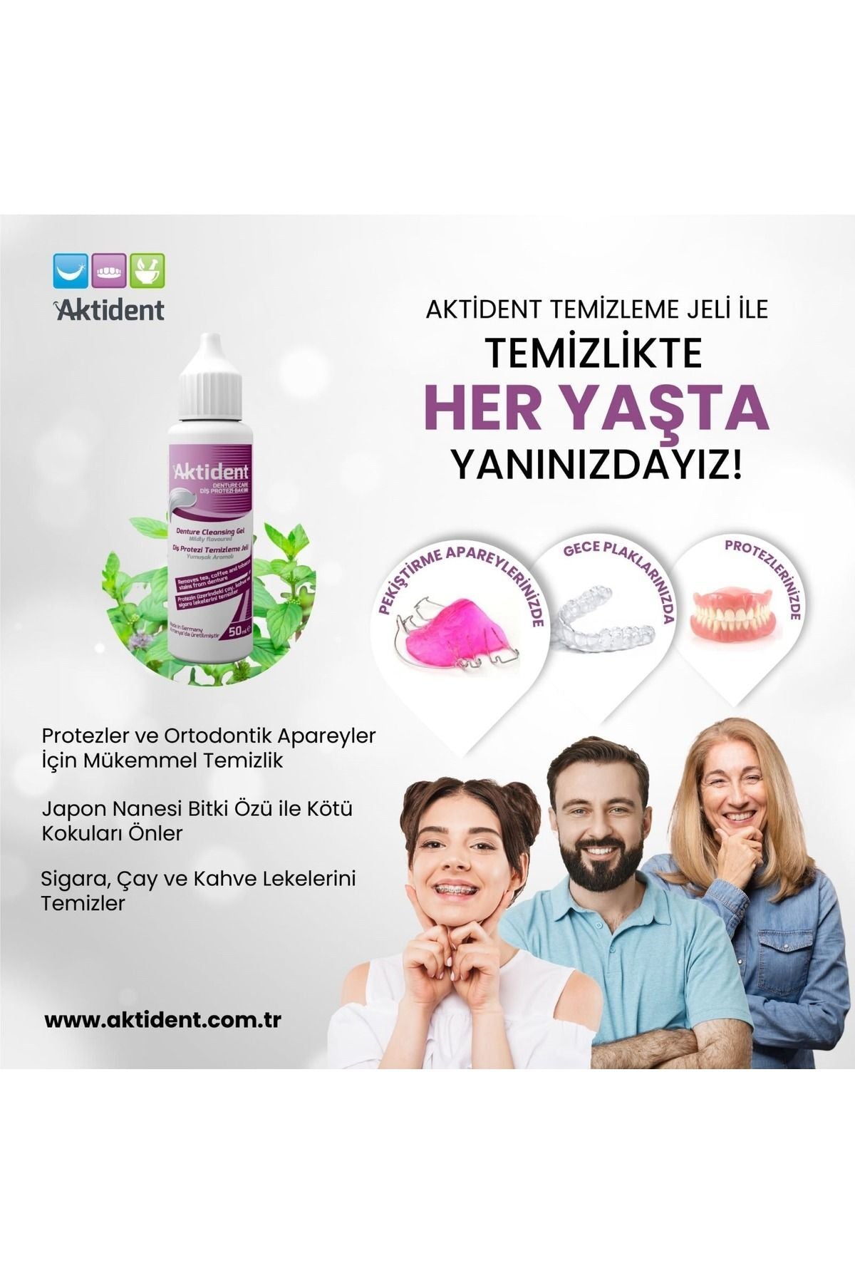 Aktident Temiz Seti Jel + Fır HD