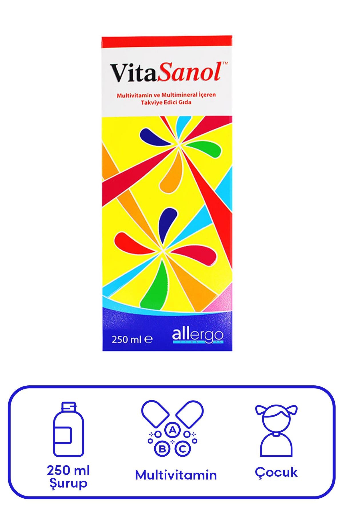 Allergo VitaSanol Multivitamin Mineral 250 ml