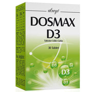 Alsego Dosmax D3 Takviye Edici Gıda 30 Tablet