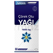 Apexis Çörek Otu Yağı 1000 mg 60 Yumuşak Kapsül