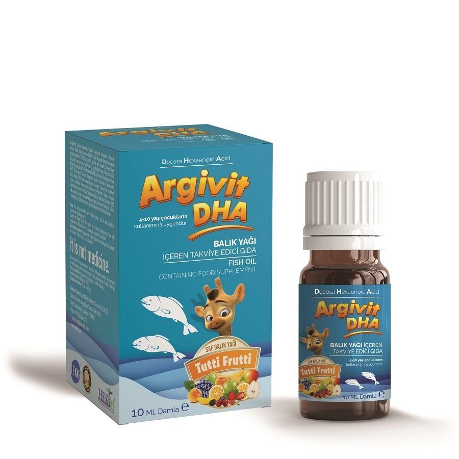 Argivit DHA Balık Yağı İçeren Takviye Edici Gıda 10 ml