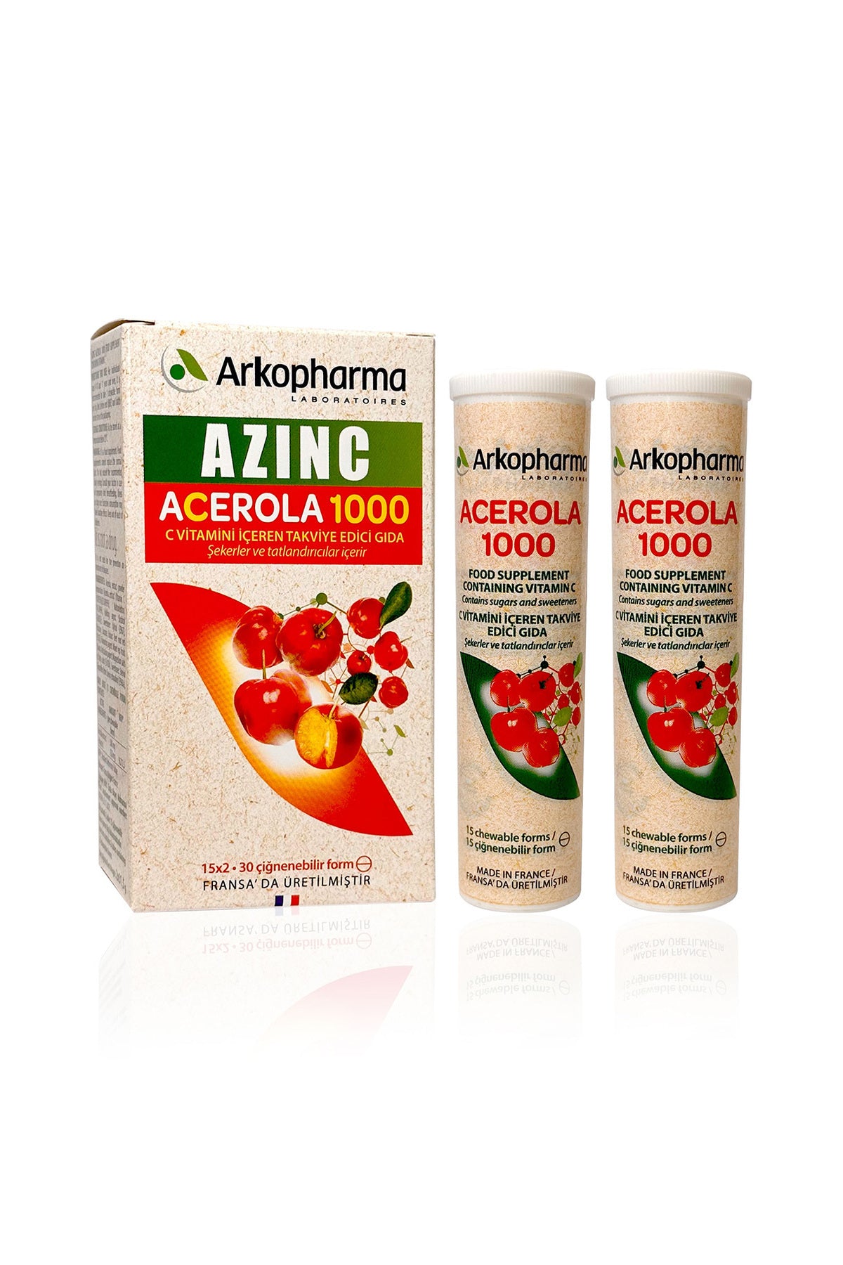 Arkopharma Azinc Acerola 1000 C Vitamini 30 Çiğneme Tableti
