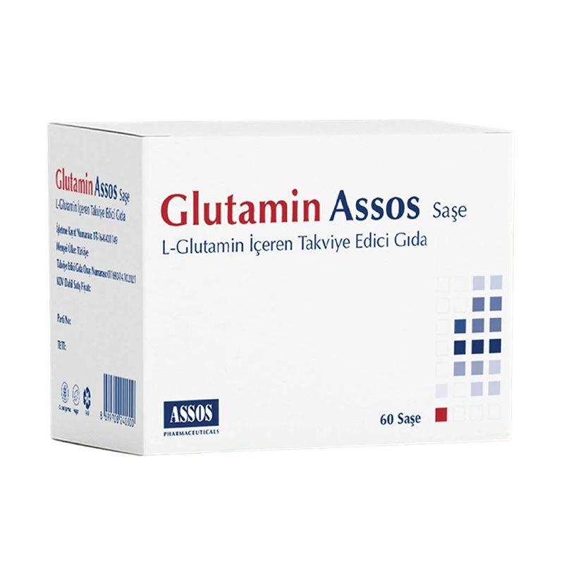 Assos Glutamin 60 Saşe - L Glutamin Içeren Takviye Edici Gıda