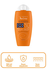 Avene Fluid Sport Güneş Koruyucu Krem SPF 50 100 ml