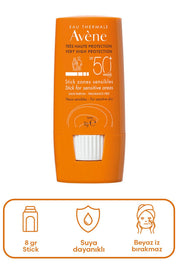 Avene Hassas Bölgeler İçin Güneş Koruyucu Stick Spf50 8 gr