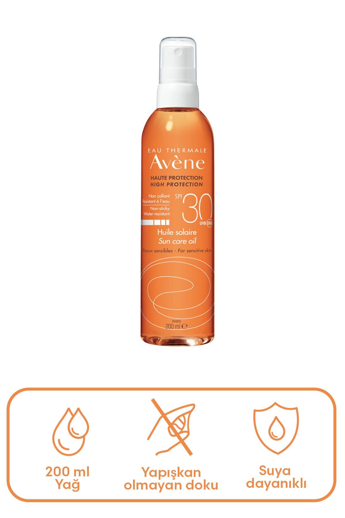 Avene Huile Solaire Spf30 Vücut Yağı 200ml