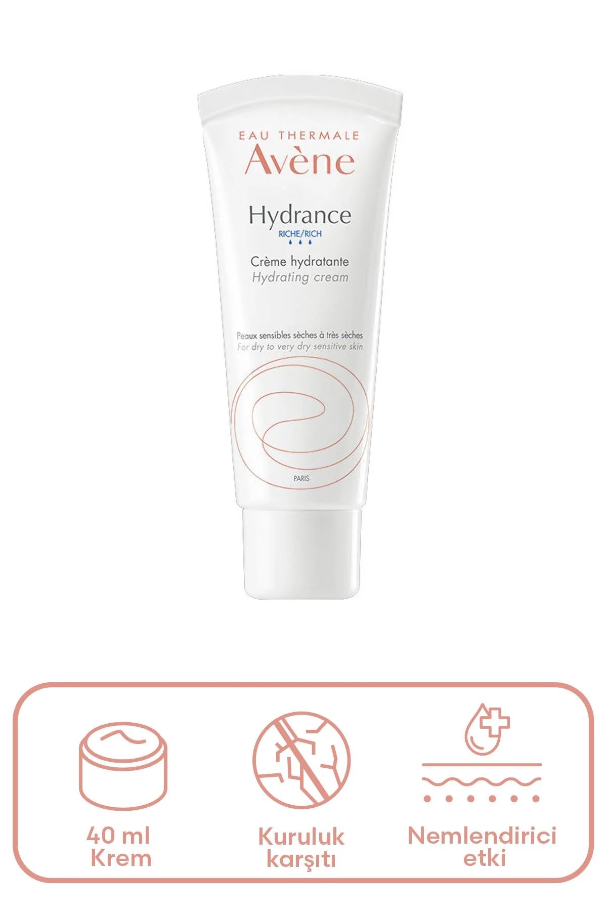 Avene Hydrance Rich Nemlendirici Krem 40 ml