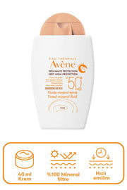 Avene Mineral Sıvı Güneş Kremi SPF 50+ 40 ml