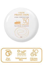 Avene SPF 50 Renkli Güneş Koruyucu Compact Krem Fondöten 10 gr