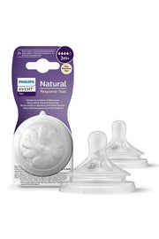 Avent Doğal Tepkili Biberon Emziği 2 li 3 ay+ SCY964/02