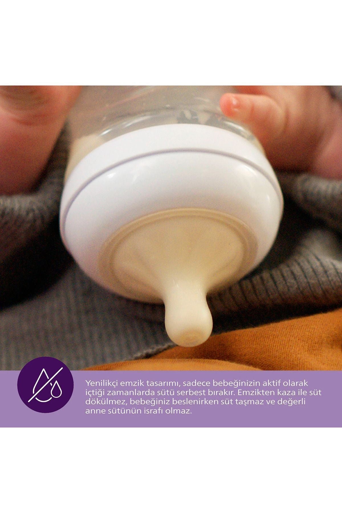 Avent Doğal Tepkili Biberon Emziği 2 li 6 ay+ SCY966/02