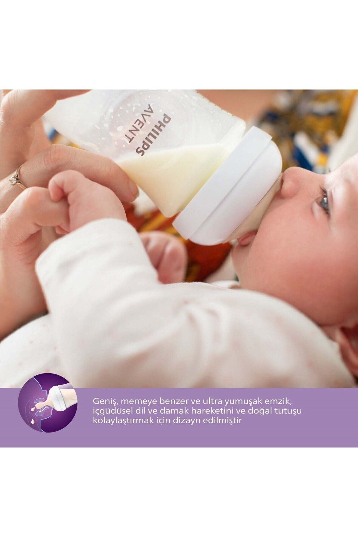 Avent Natural Response Orta Akış 6 + Ay 2'li Biberon Emziği 96502