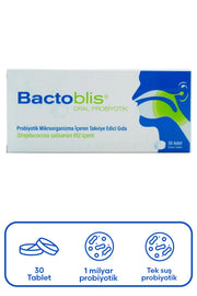 Bactoblis Takviye Edici Gıda 30 Adet Emme Tablet