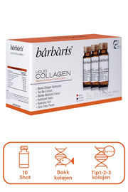 Barbaris Liquid Collagen (Kolajen) Takviyesi 50 ml 10 Adet
