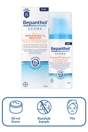 Bepanthol Derma Nemlendirici ve Besleyici SPF 25 Yüz Bakım Kremi 50 ml