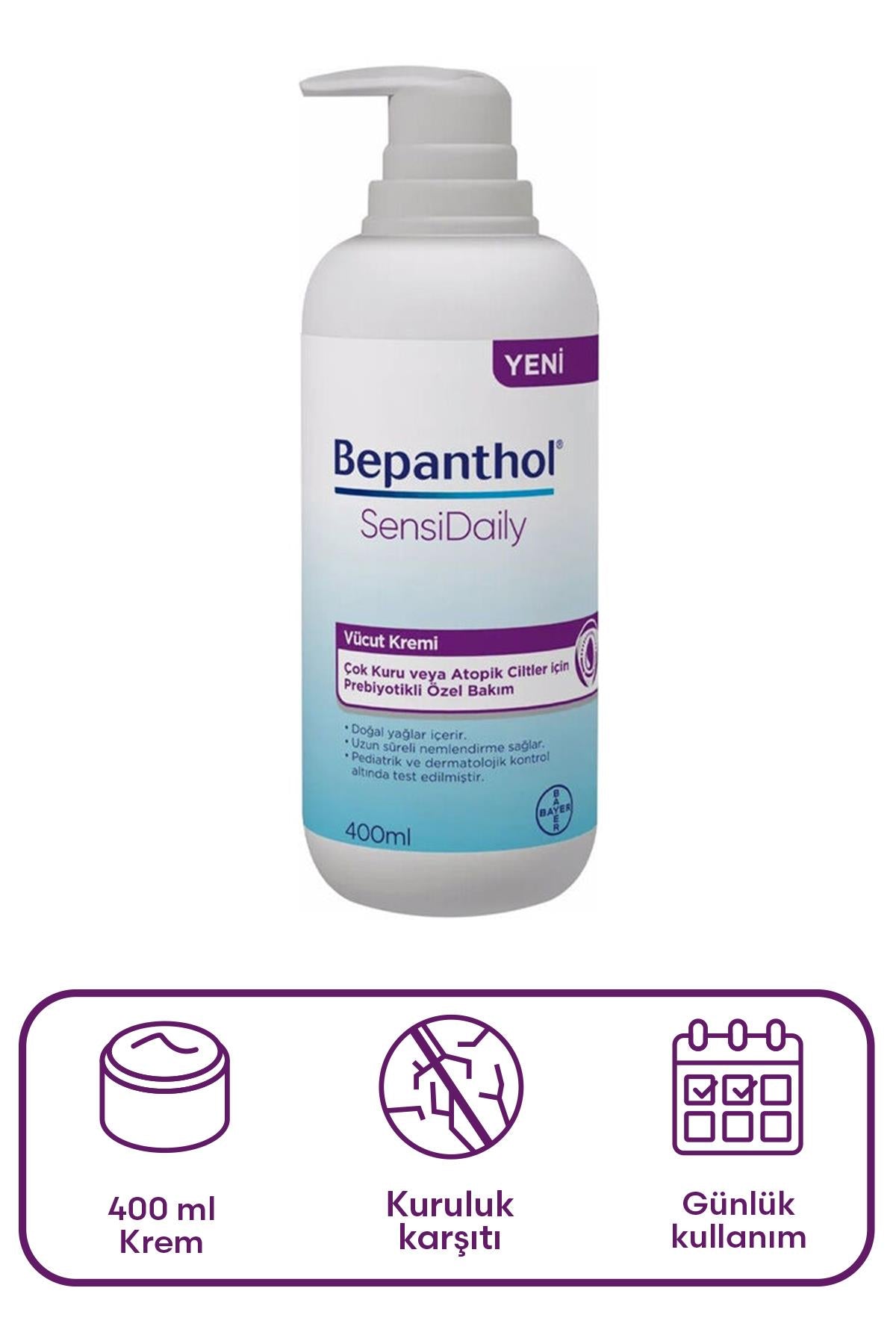 Bepanthol SensiDaily Vücut Kremi 400 ml