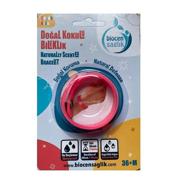 Biocen Doğal Kokulu Bileklik Sivrisinek Kovucu Çocuk