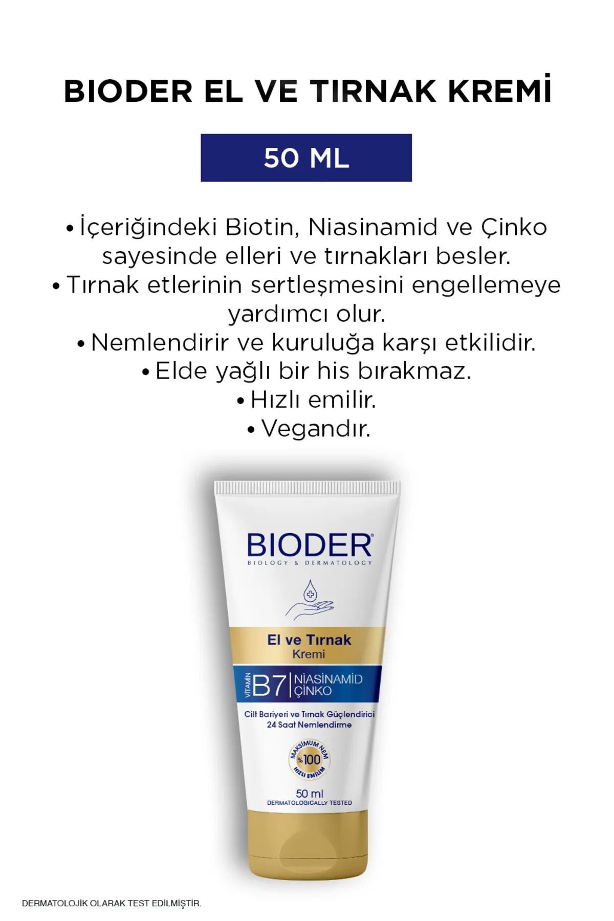 Bioder El ve Tırnak Krm 50 ml 30