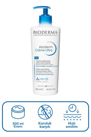 Bioderma Atoderm Krem Ultra Kuru Ciltler İçin Nemlendirici Krem 500 ml