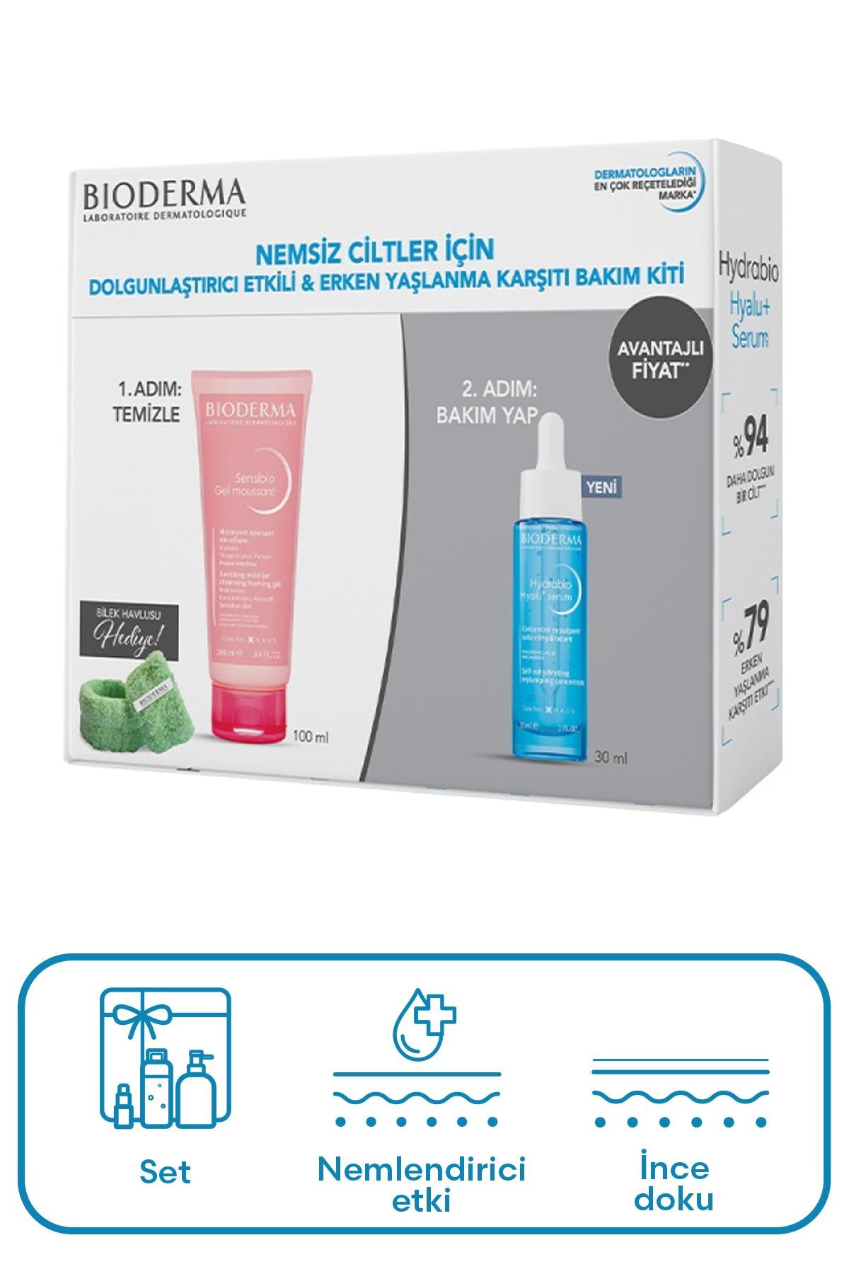 Bioderma Dolgunlaştırıcı Etkili ve Yaşlanma Karşıtı Bakım Kiti