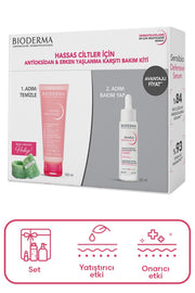 Bioderma Hassas Ciltler İçin Erken Yaşlanma Karşıtı Bakım Kiti