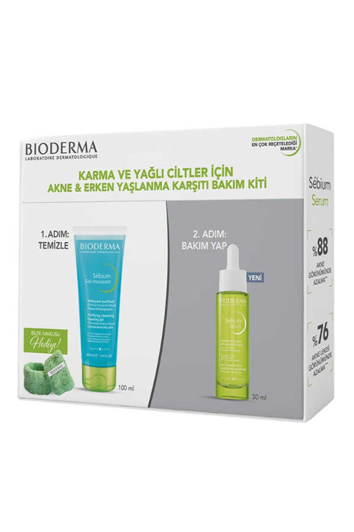 Bioderma Karma ve Yağlı Ciltlere Özel Erken Yaşlanma Karşıtı Bakım Kiti