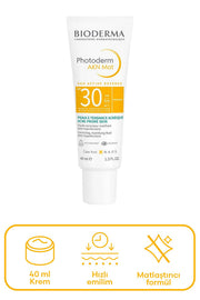 Bioderma Photoderm Akn Mat Spf 30 Güneş Koruyucu 40 ml
