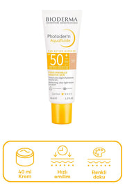 Bioderma Photoderm Aquafluide SPF 50+ Renkli Light Güneş Kremi 40 ml