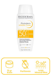 Bioderma Photoderm SPF 50+ Mineral Fluide 75 gr