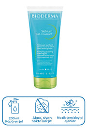 Bioderma Sebium Foaming Temizleme Jeli 200 ml