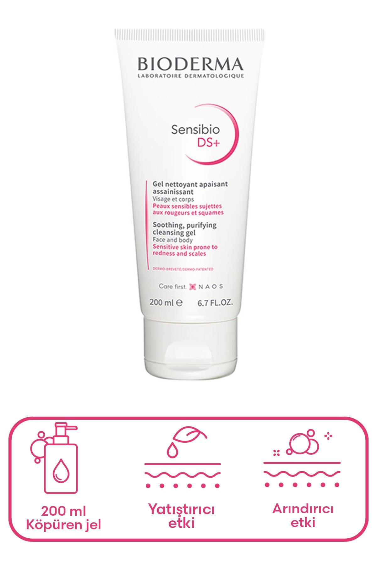 Bioderma Sensibio DS+ Foaming Cilt Temizleme Jeli 200 ml