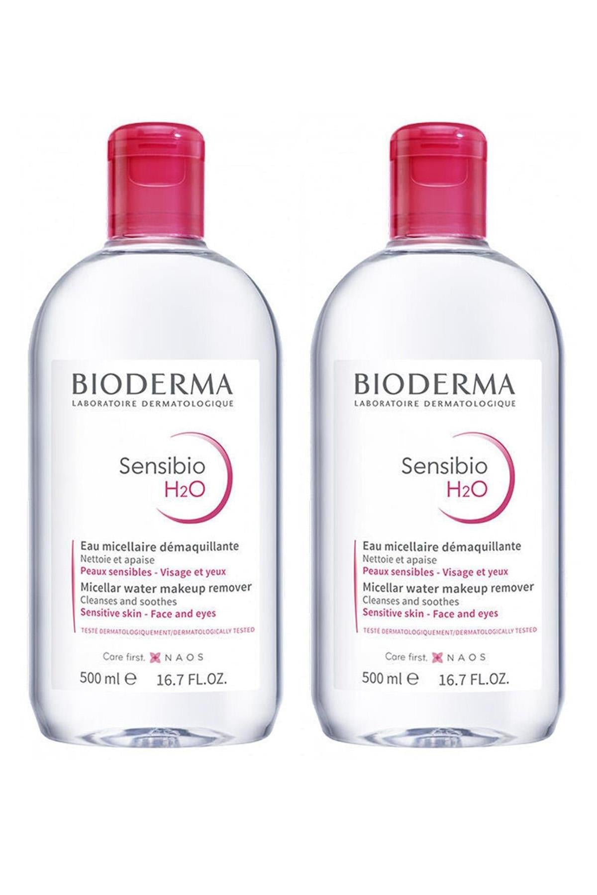 Bioderma Sensibio H2O Hassas Ciltler İçin Temizleme Suyu İkili Set 500 ml + 500 ml