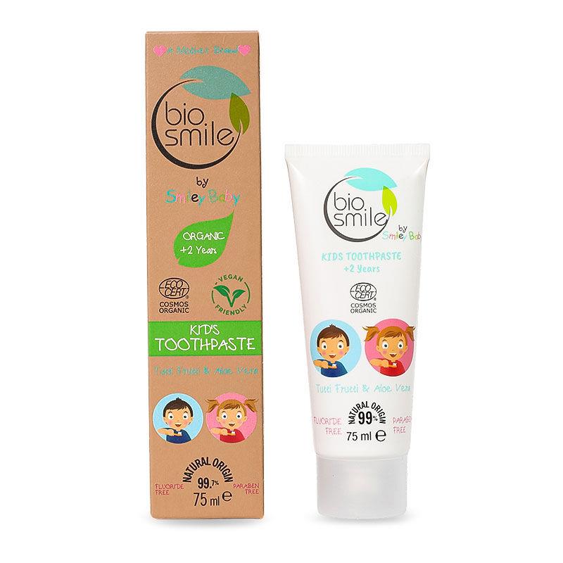 BioSmile Organik Sertifikalı +3 Yaş Çocuk Diş Macunu 75 ml