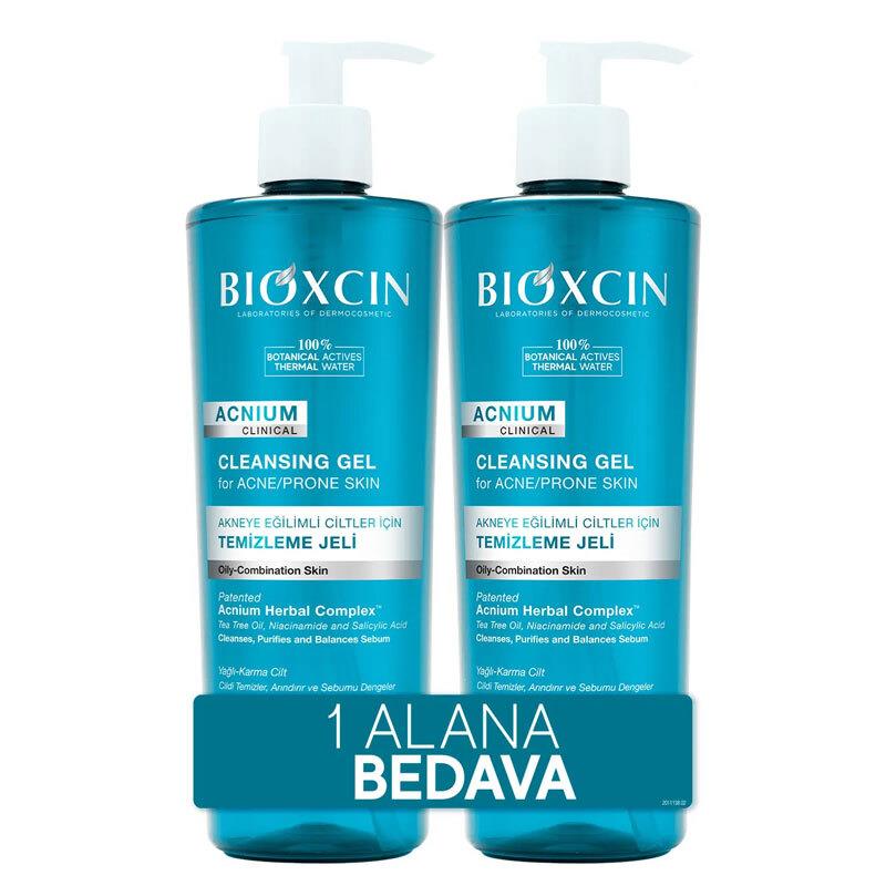 Bioxcin Acnium Sebum Dengeleyici Yüz Yıkama Jeli 1 ALANA 1 BEDAVA