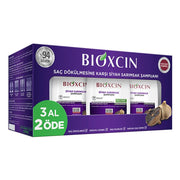 Bioxcin Saç Dökülmesine Karşı 3 Al 2 Öde Siyah Sarımsak Şampuanı 3x300 ml