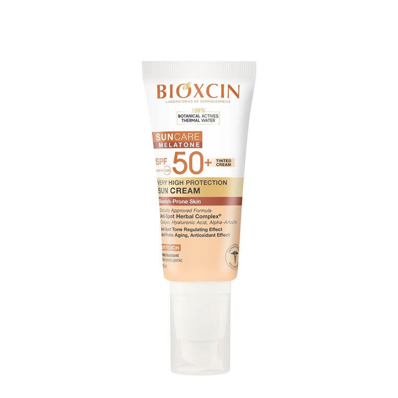 Bioxcin Sun Care Lekeli Ciltler için Güneş Kremi SPF 50+ 50 ml - Renkli