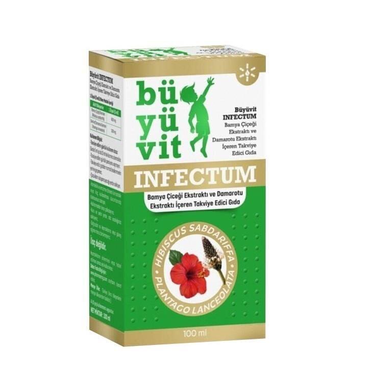 Büyüvit İnfectum Bamya Çiçeği Ekstresi ve Dereotu Ekstresi 100ml Şurup