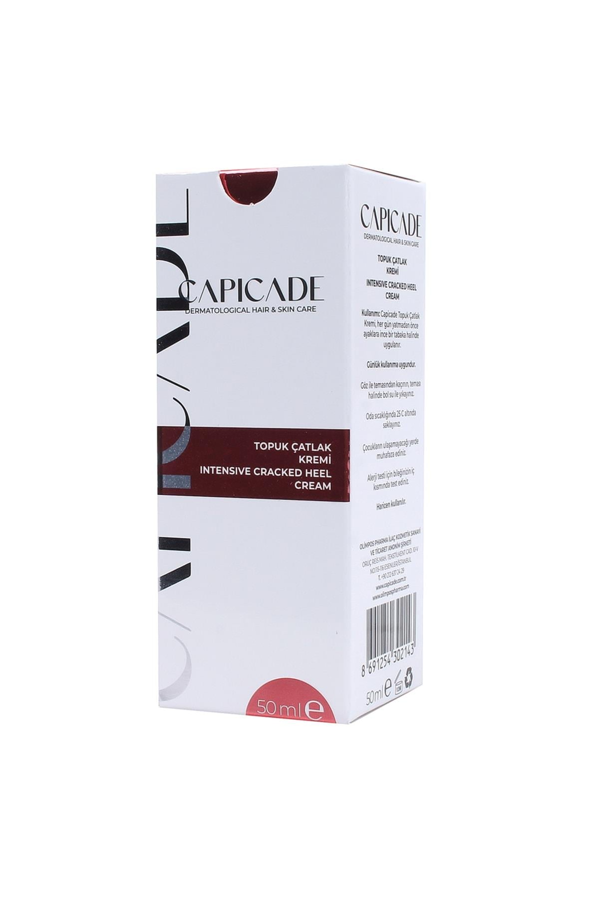 Capicade Topuk Çatlak Kremi 50 ml