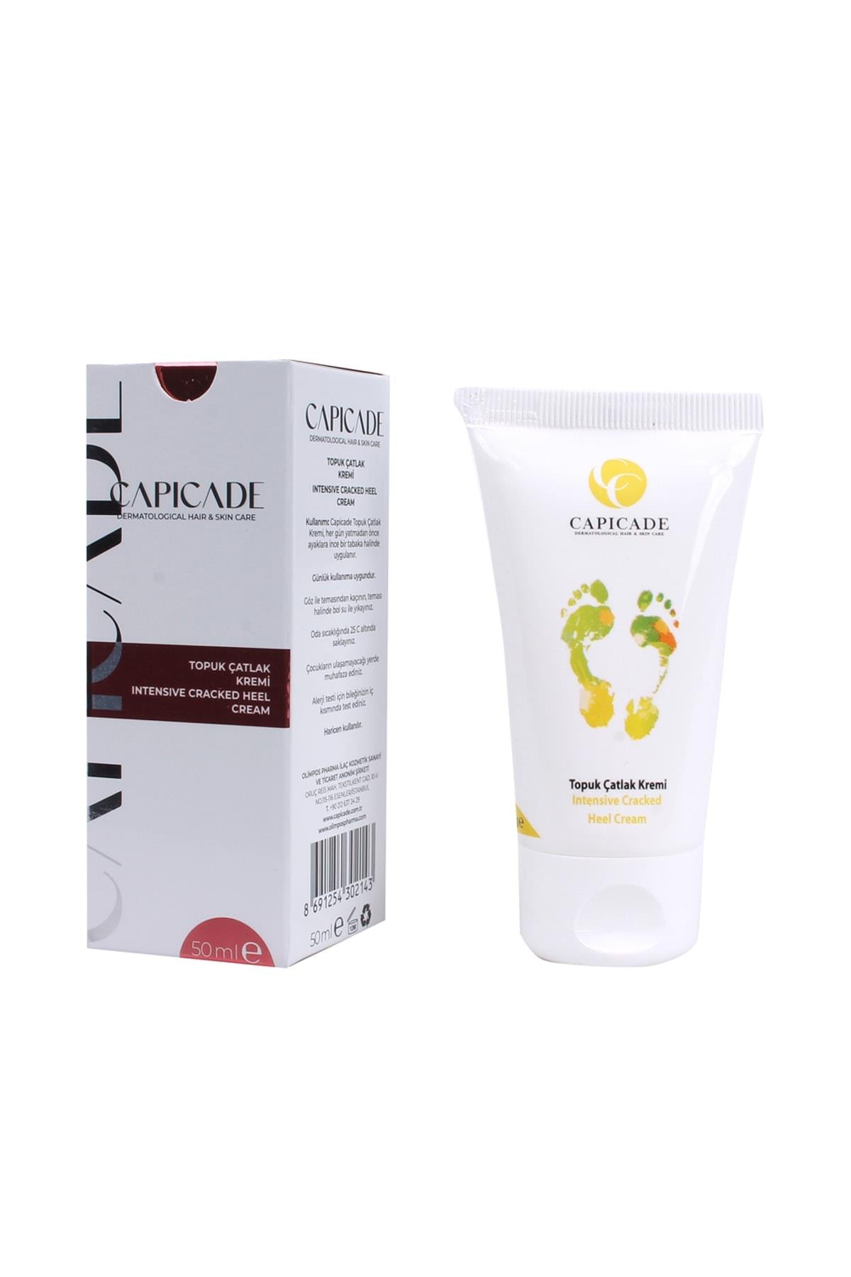 Capicade Topuk Çatlak Kremi 50 ml