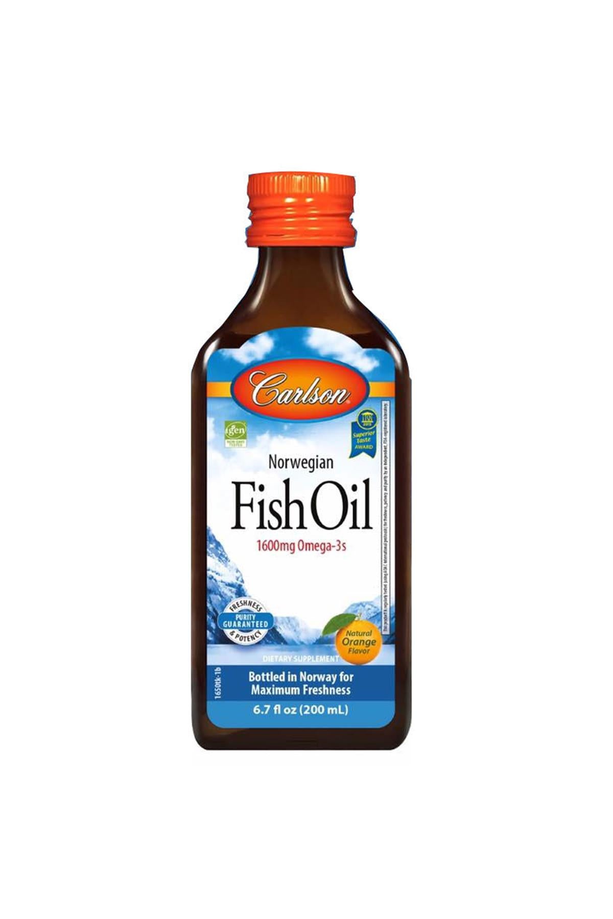 Carlson Balık Yağı İçeren Portakal Aromalı Sıvı Takviye Edici Gıda 200 ml