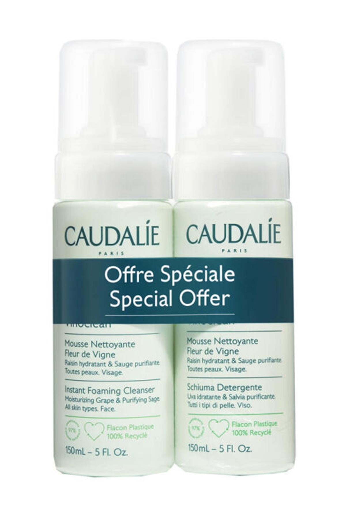 Caudalie Vinoclean Temizleme Köpüğü İkili Set 2x150 ml