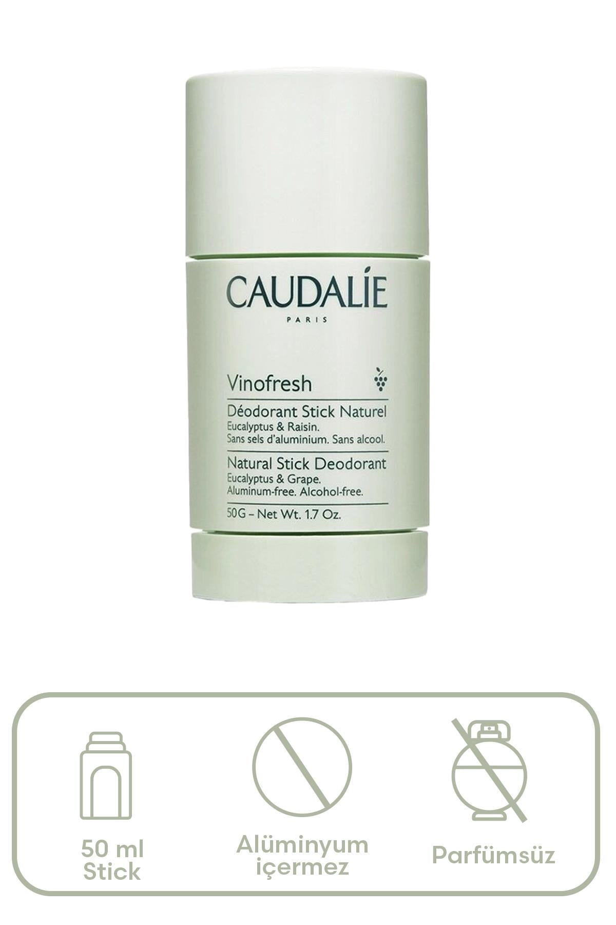Caudalie Vinofresh Doğal Stick Deodorant 50 gr