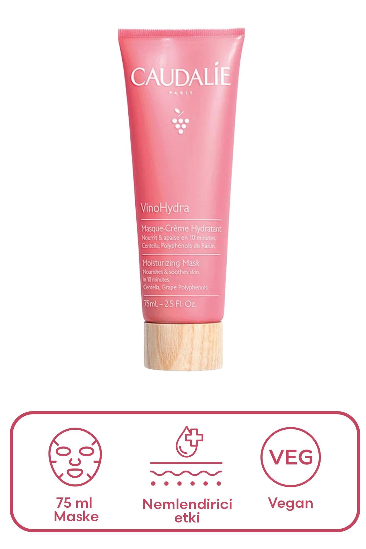 Caudalie VinoHydra Nem Maskesi 75 ml