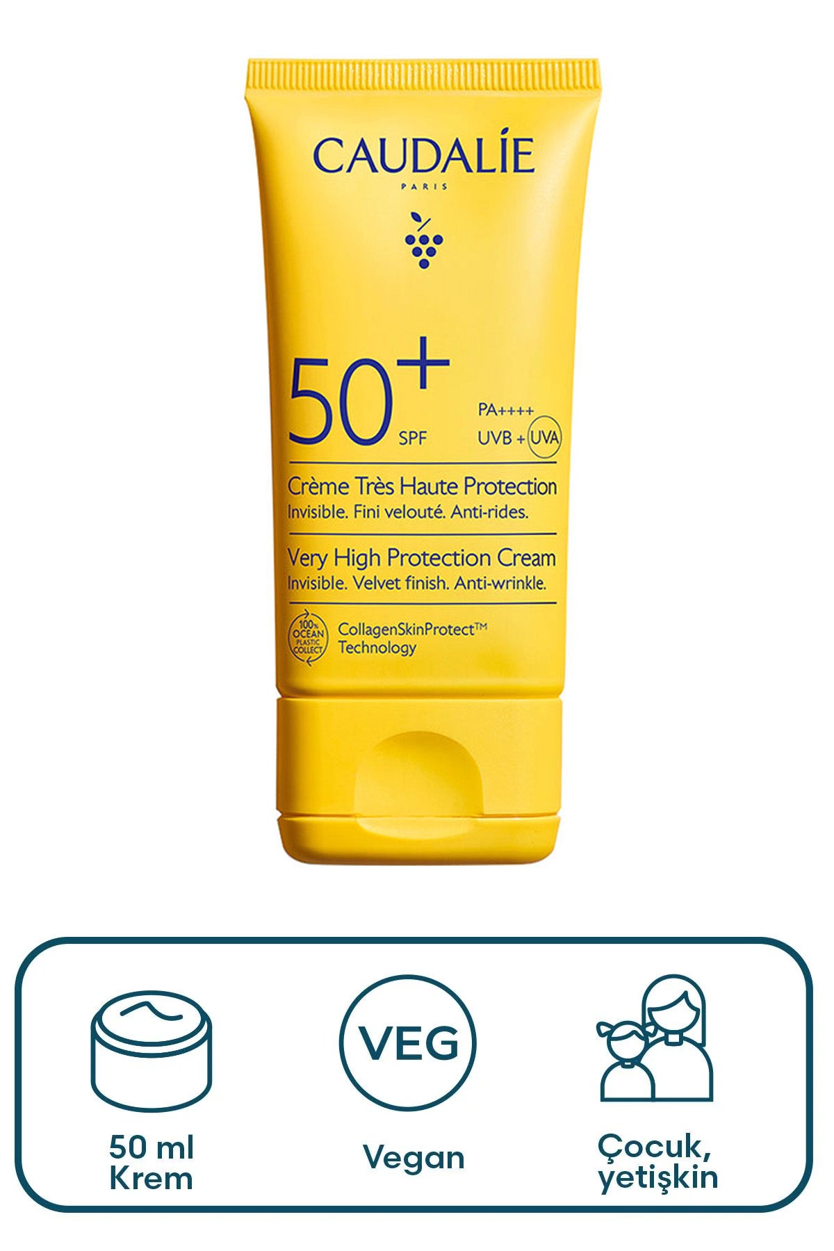 Caudalie Vinosun Protect Spf 50+ Güneş Kremi 50 ml