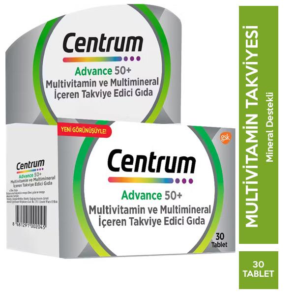 Centrum Advance 50+ 30 Film Tablet Multivitamin