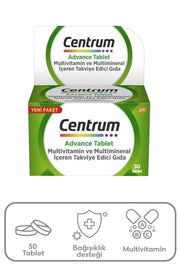 Centrum Advance Multivitamin ve Multimineral 30 Tablet